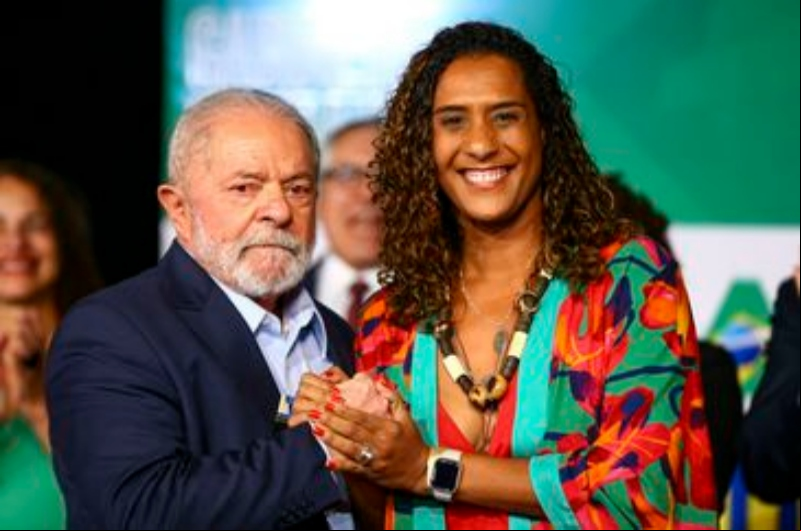 Foto: Marcelo Camargo/Agência Brasil – O presidente Luiz Inácio Lula da Silva (PT) e a Ministra Anielle Franco  