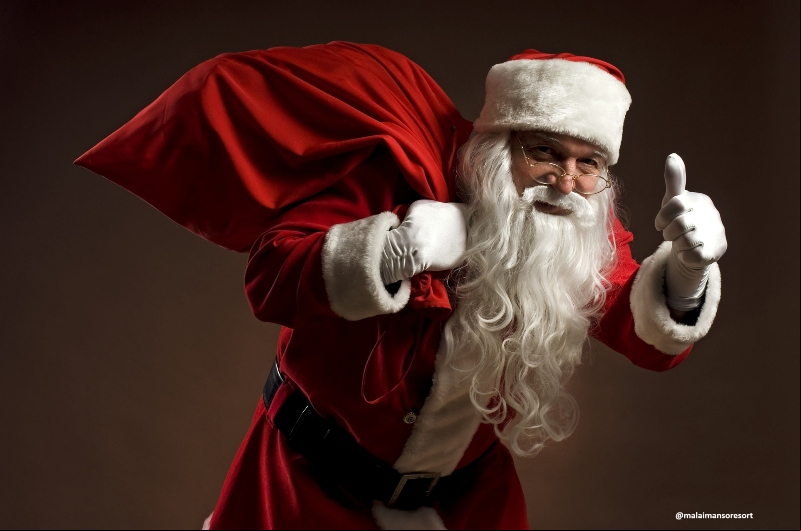 Foto: Divulgação – Papai Noel fará entrega de presentes de Natal Malai Manso Resort