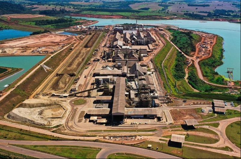 Foto: Divulgação/EuroChem – A previsão é que o complexo chegue a fornecer 1 milhão de toneladas de fertilizantes fosfatados por ano para a agricultura brasileira 