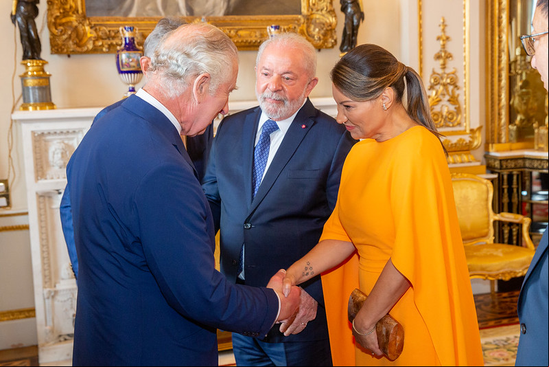 Foto: Ian Jones/Recepção no Palácio de Buckingham