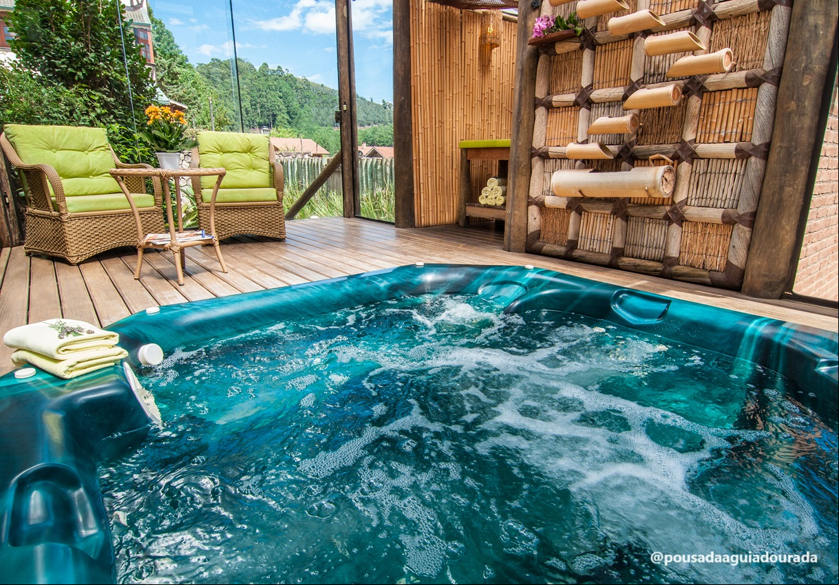 Foto: Divulgação – Pousada Águia Dourada piscina do SPA